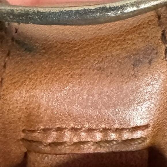 COLE HAAN Nike Air Leather Wedge Thong Sandal SZ 5 - Picture 12 of 13